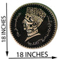Quaid-e-Azam Muhammad Ali Jinnah Special Memory Coin(Hand Made)