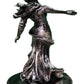 Elegant Lady Statue – Handmade Black&Silver Figure with Marble Look